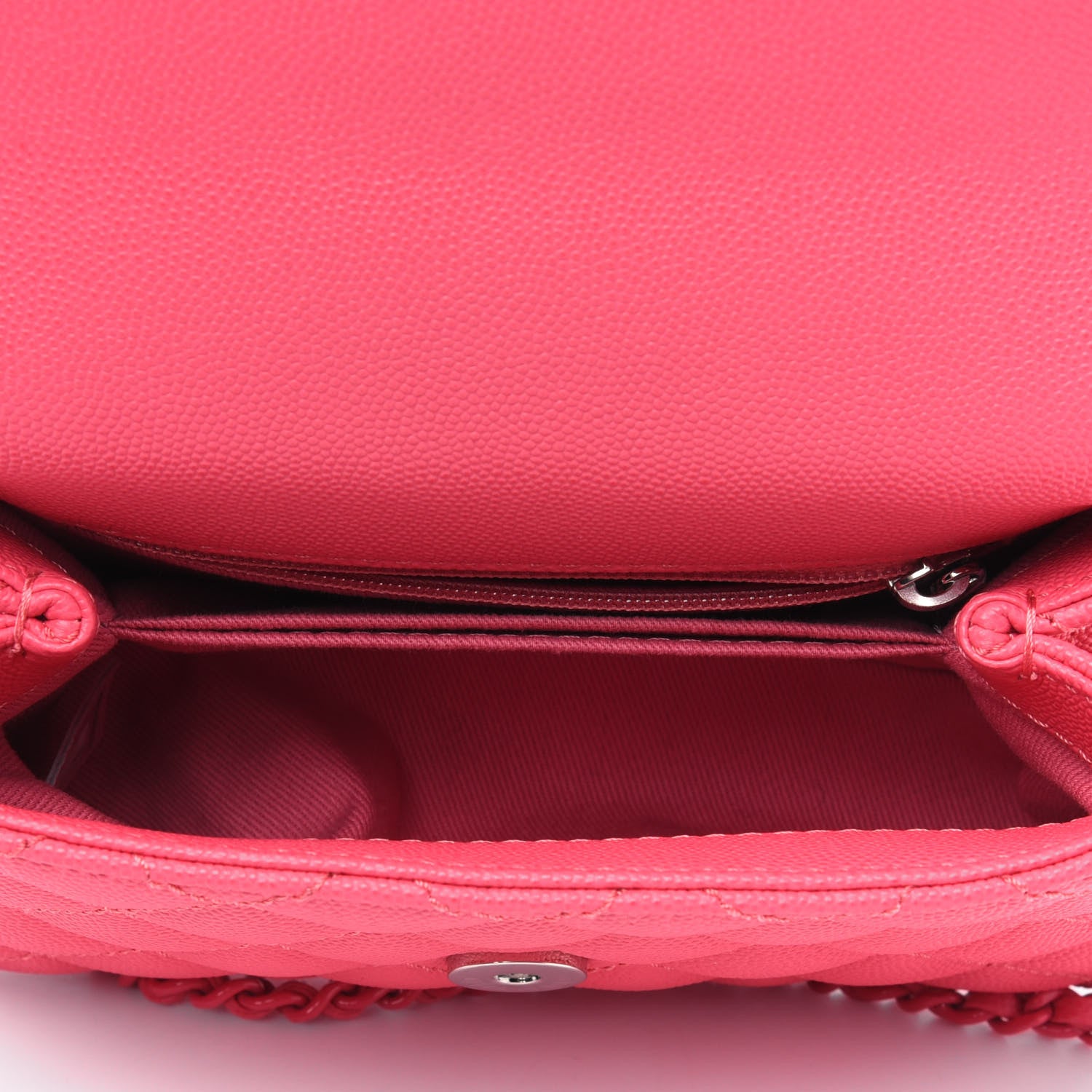 Chanel Caviar Quilted Incognito Extra Mini Coco Handle Flap Pink 4 of 4