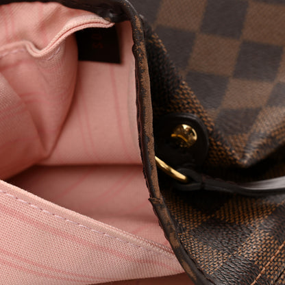 Louis Vuitton Damier Ebene Neo Neverfull MM Rose Ballerine 13 of 14