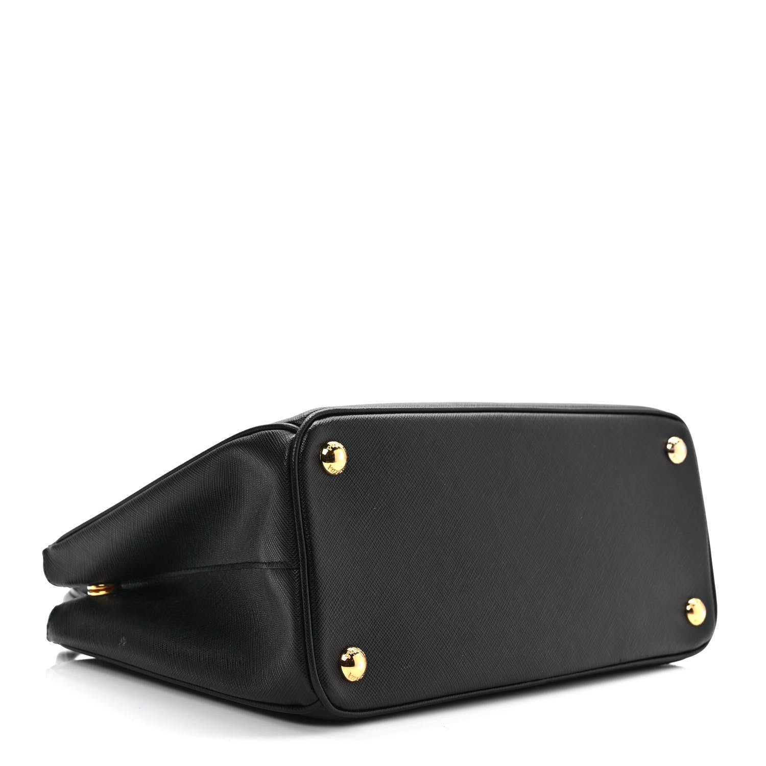 Prada Saffiano Small Galleria Double Zip Tote Black 4 of 10
