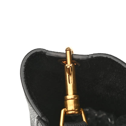 Celine Soft Grained Calfskin Sangle Bucket Bag Black 11 of 12