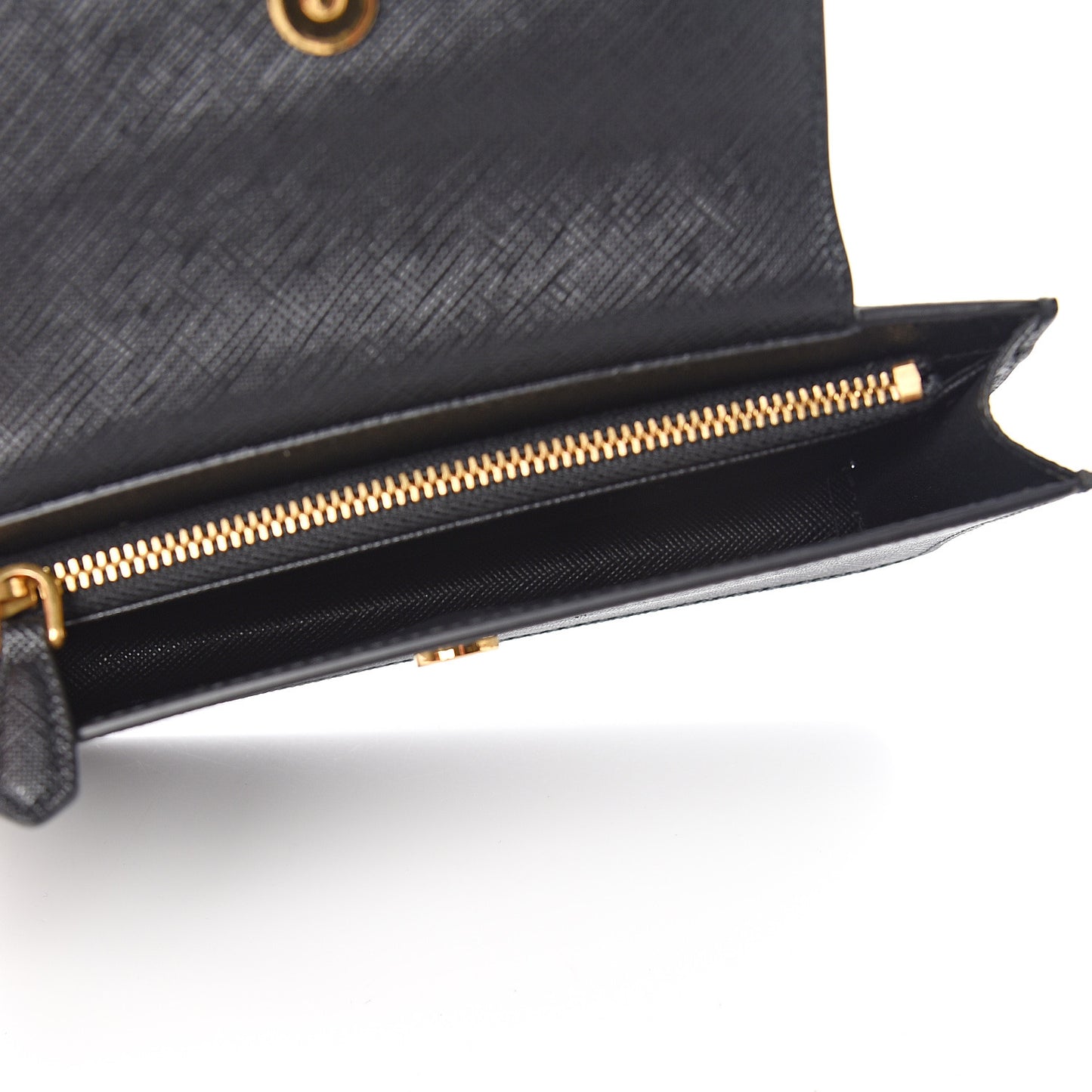 Saffiano Clutch Black