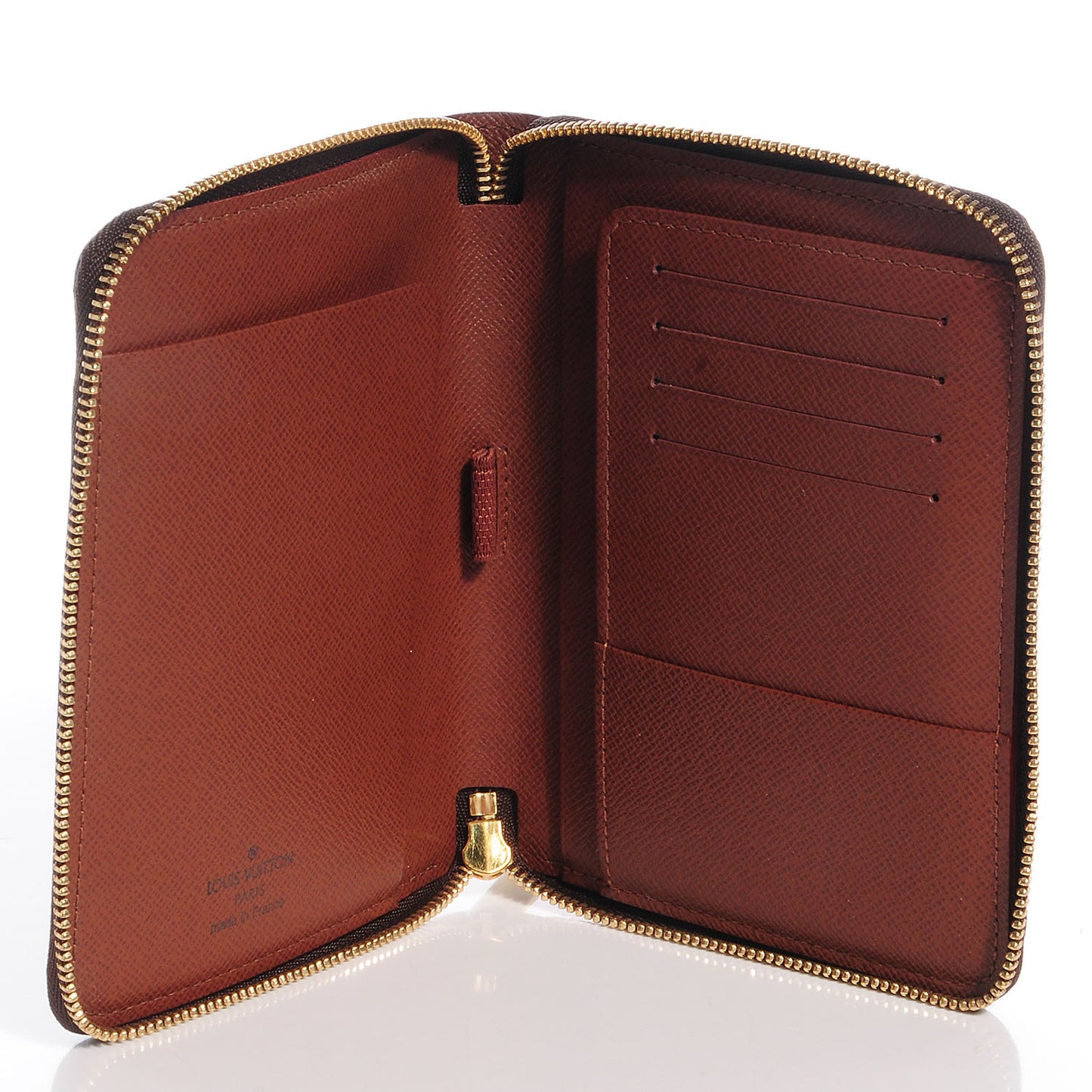 Monogram Zipped Passport Holder Wallet