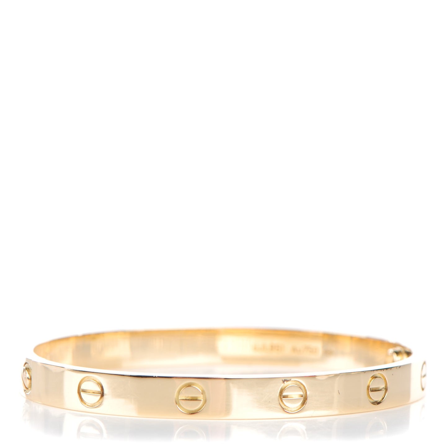 18K Yellow Gold LOVE Bracelet 17