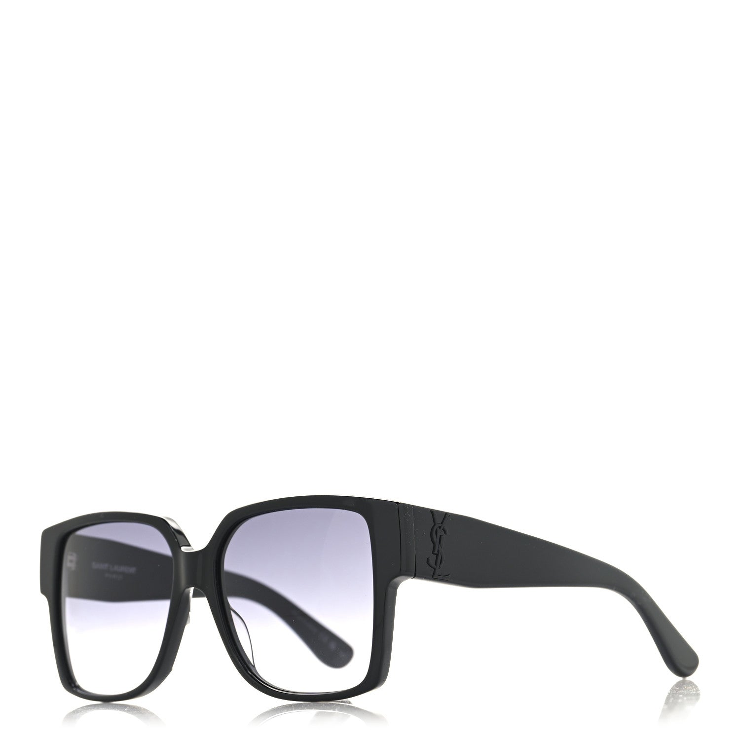 Saint Laurent Square SL M9 Sunglasses Black 1 of 8