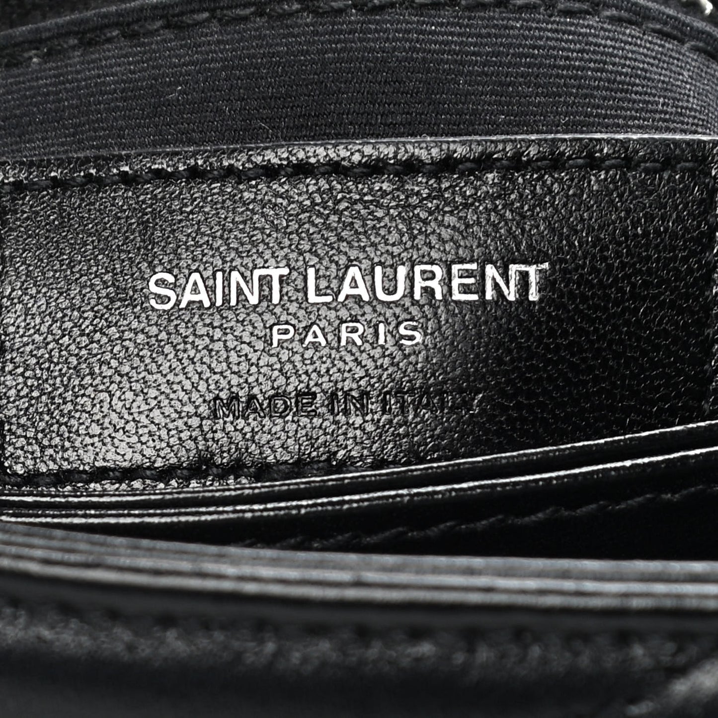 Calfskin Y Quilted Monogram Toy Loulou Crossbody Bag Black