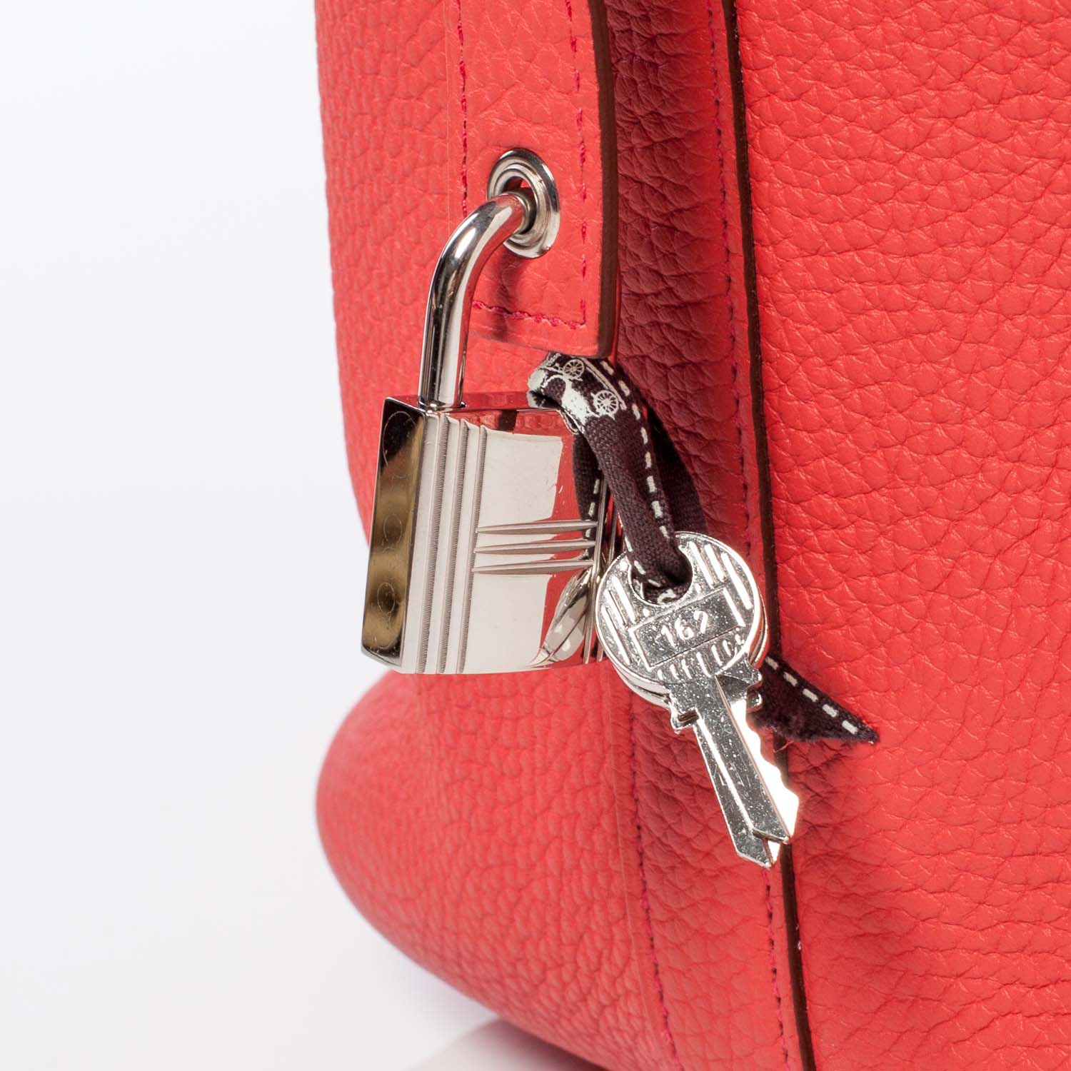 Hermes Taurillon Clemence Picotin Lock TGM Bougainvillier 5 of 10