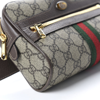 Gucci GG Supreme Monogram Web Small Ophidia Belt Bag 85 34 Dark Brown 6 of 10