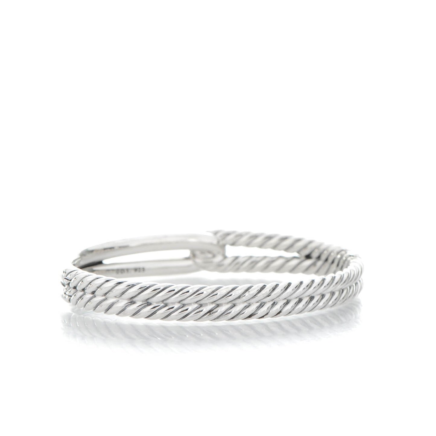 Sterling Silver 10mm Single Loop Labyrinth Bracelet