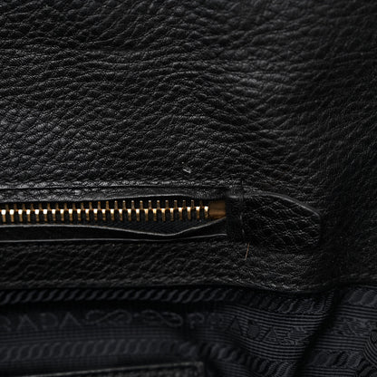 Prada Vitello Daino Tote Black 11 of 13