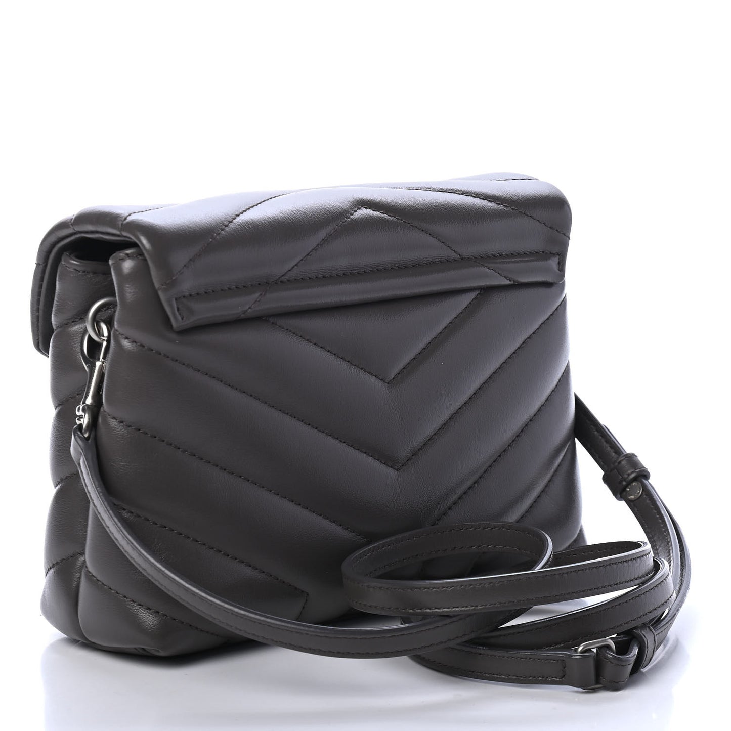 Calfskin Y Quilted Monogram Toy Loulou Crossbody Bag Earth