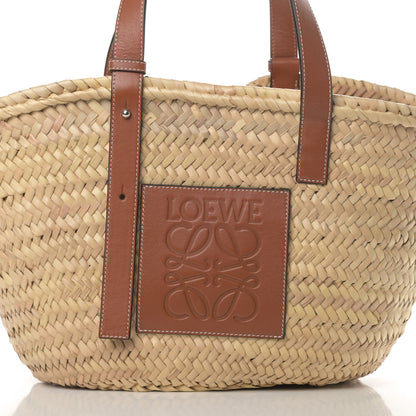 Loewe Raffia Basket Tote Bag Natural Tan 7 of 9