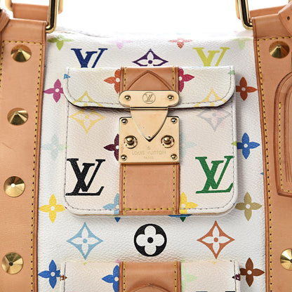 Louis Vuitton Monogram Multicolor Keepall 45 White 19 of 20