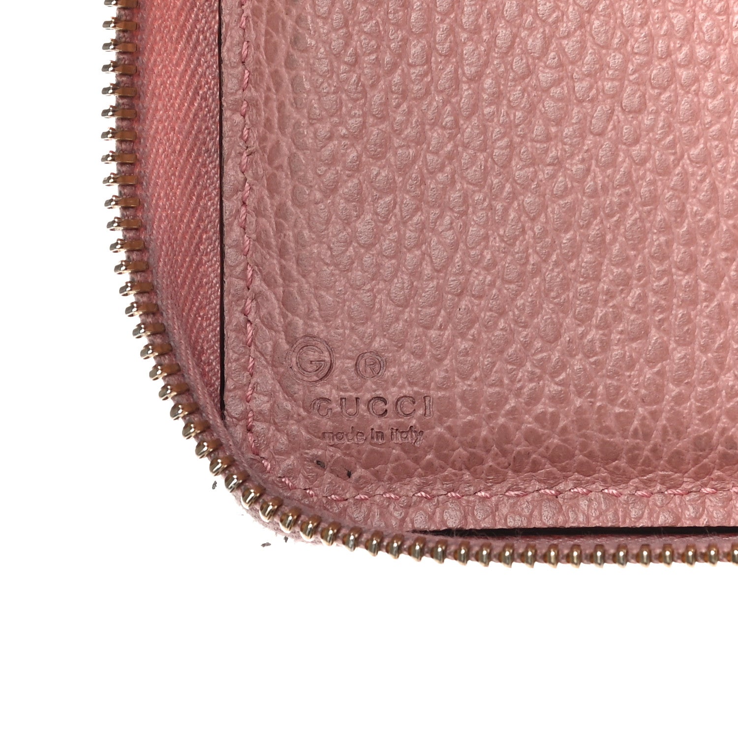 Gucci Dollar Calfskin Medium GG Zip Around Wallet Soft Pink 6 of 23
