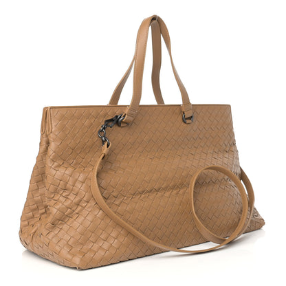 Bottega Veneta Nappa Intrecciato Tote Camel 3 of 11