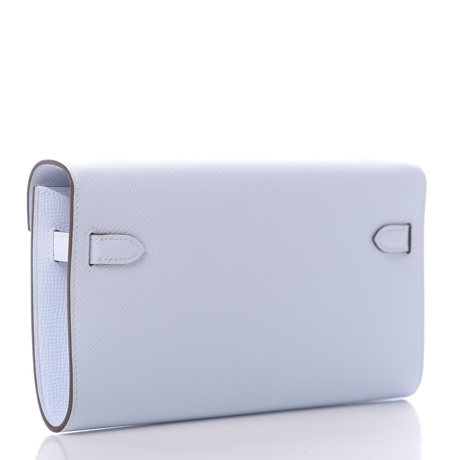 Hermes Epsom Kelly Wallet To Go Bleu Brume 4 of 10