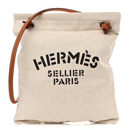 Hermes Canvas Swift Aline Grooming Bag Gold 1 of 9