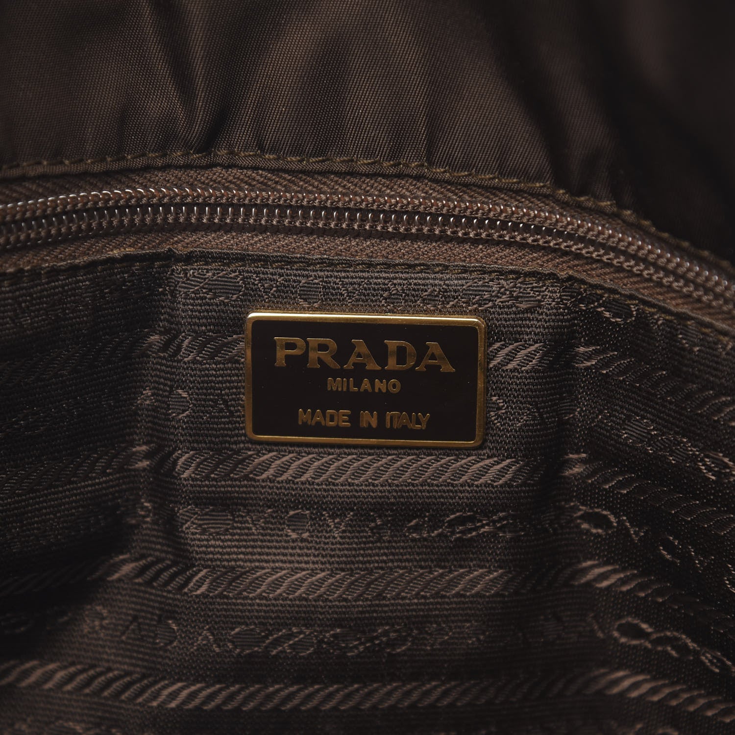 Prada Tessuto Nylon Catena Shoulder Bag Ebano 6 of 11