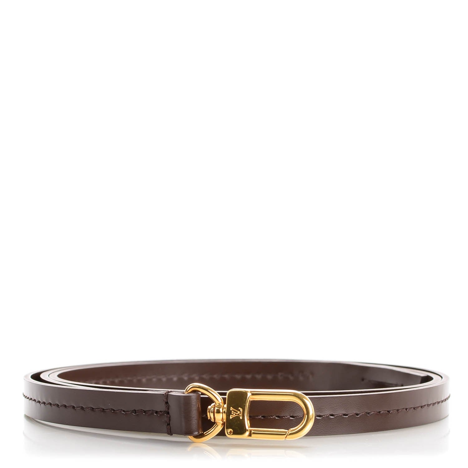 Louis Vuitton Calfskin 12mm Favorite Long Strap Brown 1 of 4