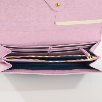 Fendi Vitello Elite Crystal Eye Monster Continental Wallet Cobalt Lavender Pink 6 of 9