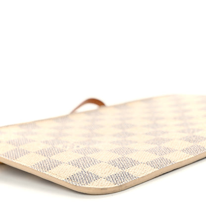 Louis Vuitton Damier Azur Neverfull MM GM Pochette Rose Ballerine 9 of 11