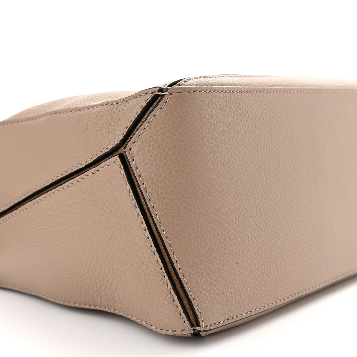Grained Calfskin Small Puzzle Bag Sand Mink