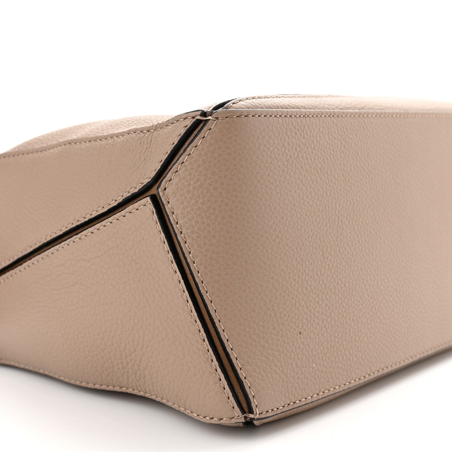 Loewe Grained Calfskin Small Puzzle Bag Sand Mink 7 of 9