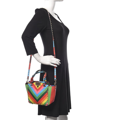Valentino Garavani Vitello 1973 Mini Rockstud Tote Multicolor 2 of 8