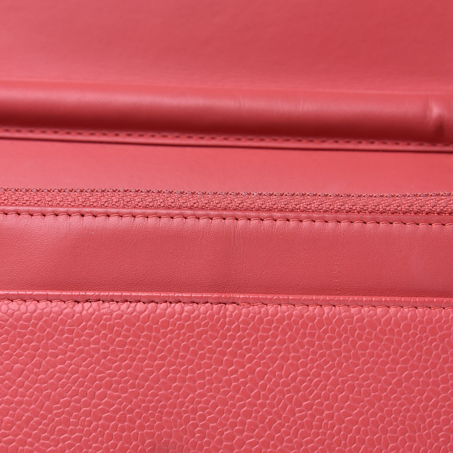 Chanel Caviar Timeless CC Wallet On Chain WOC Pink 18 of 19
