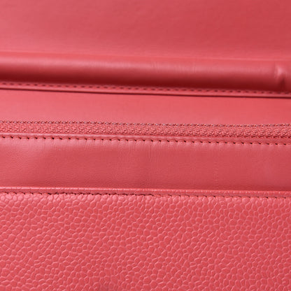 Chanel Caviar Timeless CC Wallet On Chain WOC Pink 18 of 19