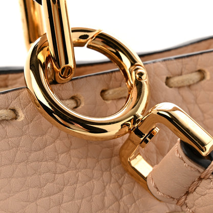 Fendi Cuoio Romano Selleria Mini Peekaboo Iconic Satchel Rosa Plaster 12 of 14
