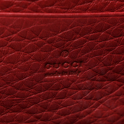 Gucci Calfskin Matelasse GG Marmont Chain Wallet Vulcanic Red 8 of 19