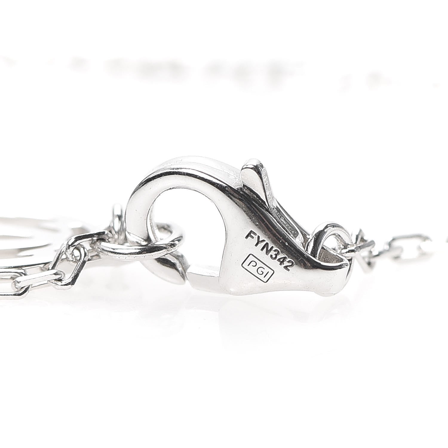 Cartier 18K White Gold Diamond LM D'Amour Pendant Necklace 4 of 6