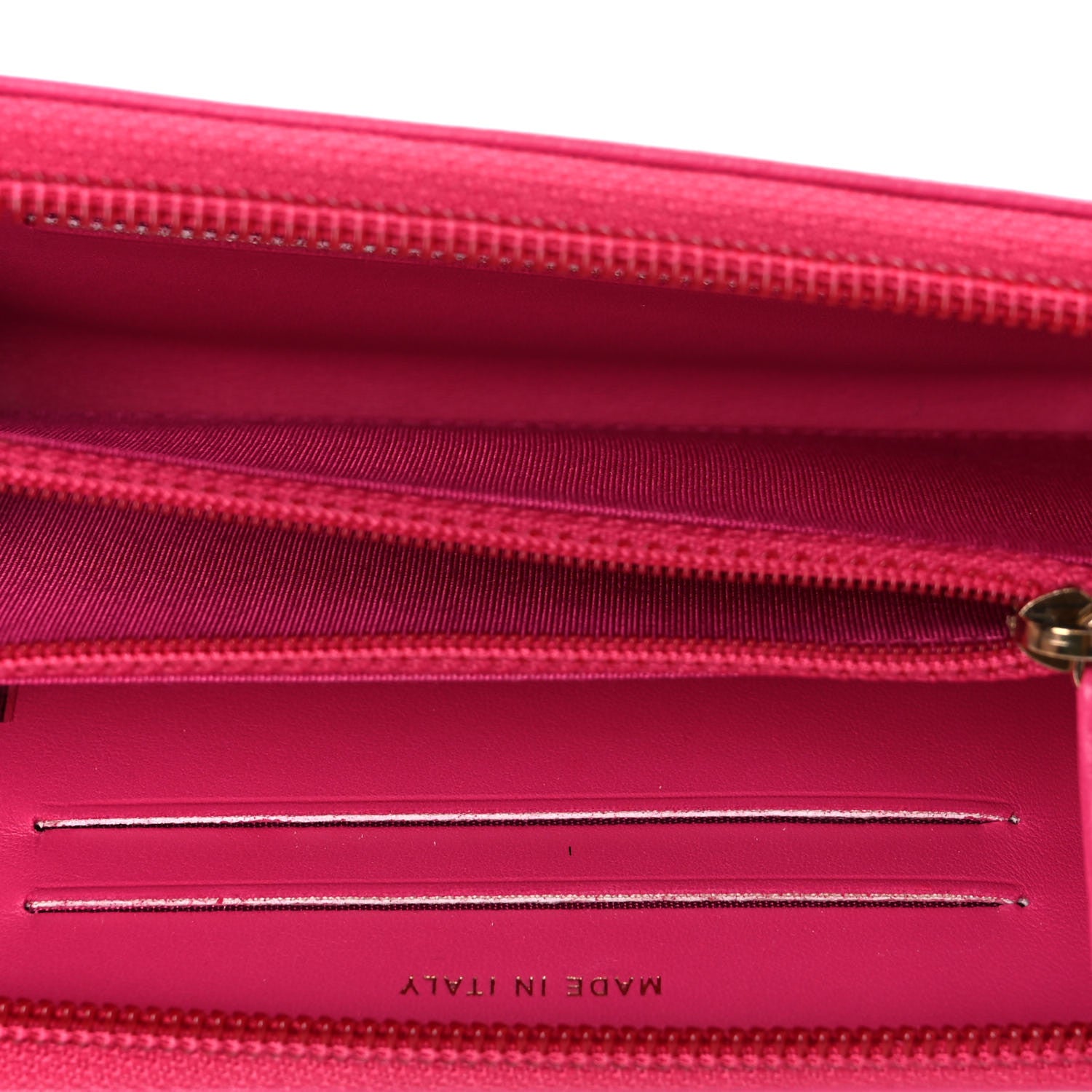 Chanel Lambskin Quilted Small Boy Zip Around Wallet Pink 5 of 11