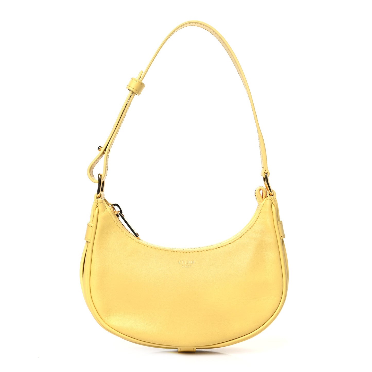 Smooth Calfskin Mini Ava Shoulder Bag Yellow