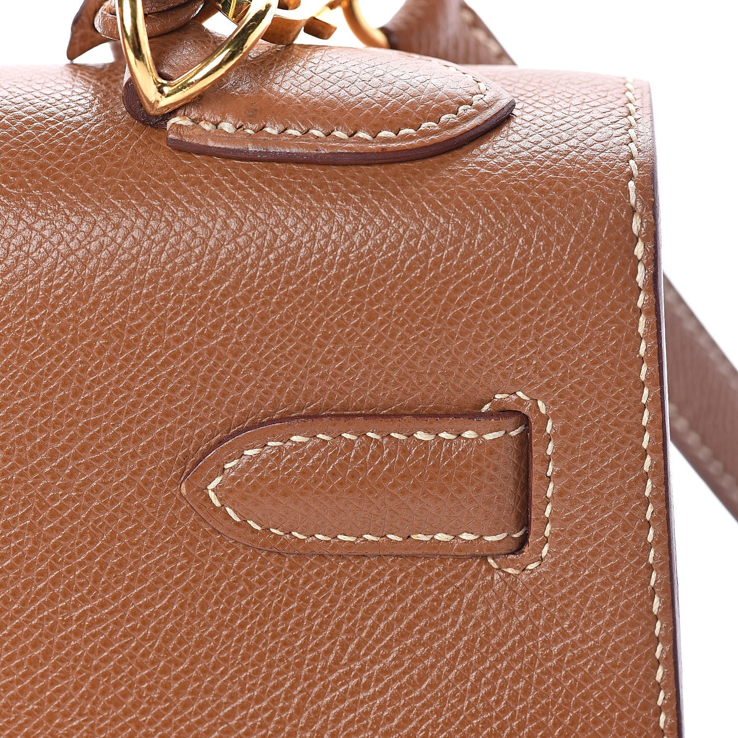 Hermes Courchevel Kelly Sellier 32 Gold 31 of 34