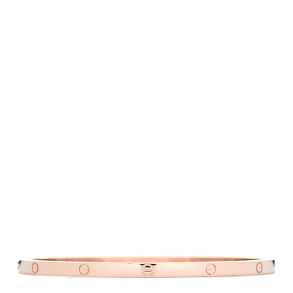 Cartier 18K Pink Gold Small LOVE Bracelet 19 3 of 4
