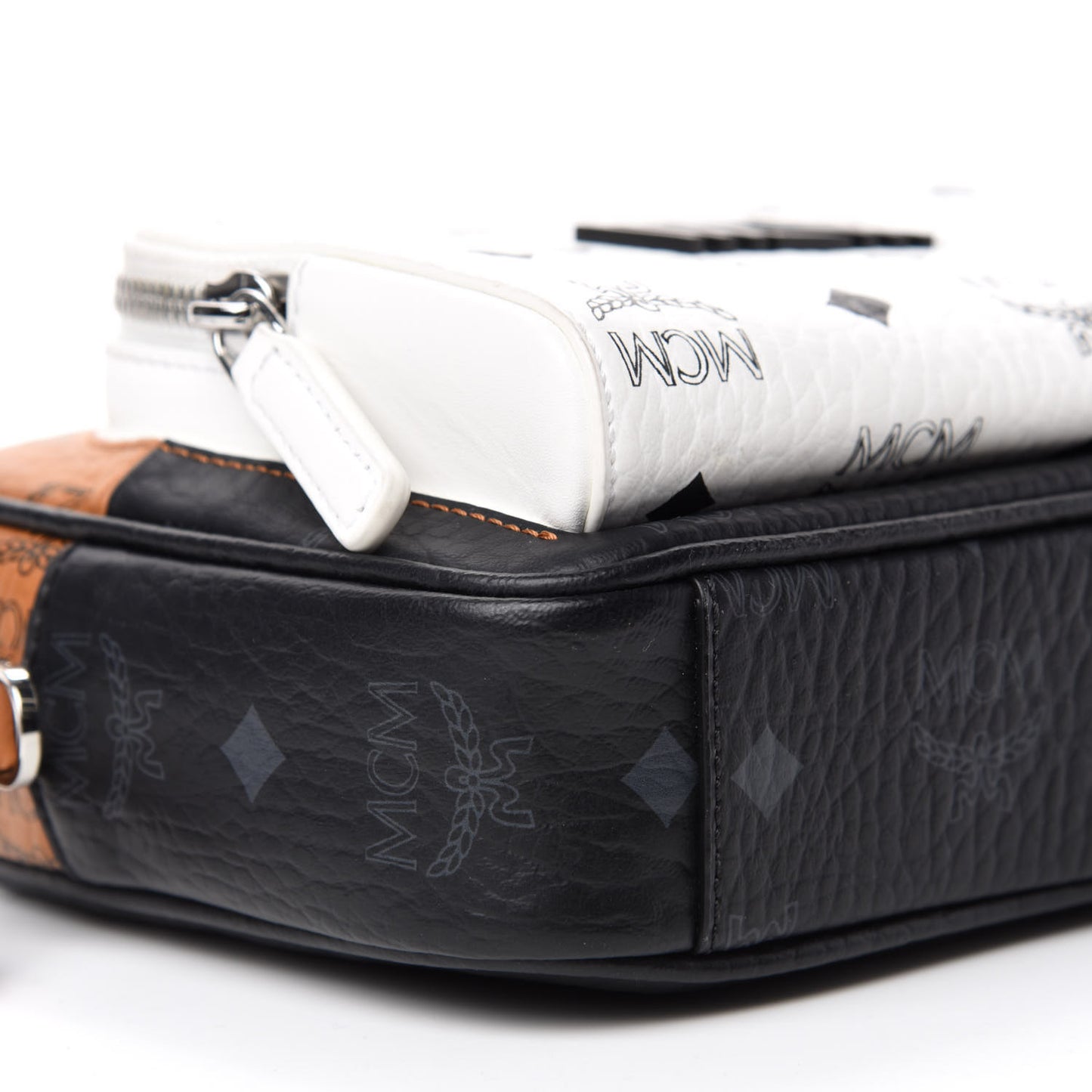 Visetos Mix Small Klassik Crossbody White