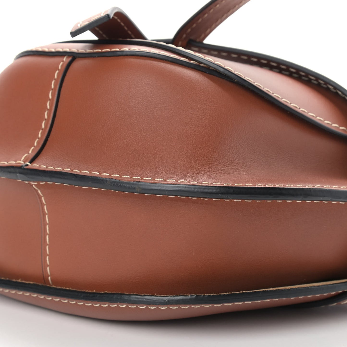 Calfskin Small Gate Crossbody Bag Rust