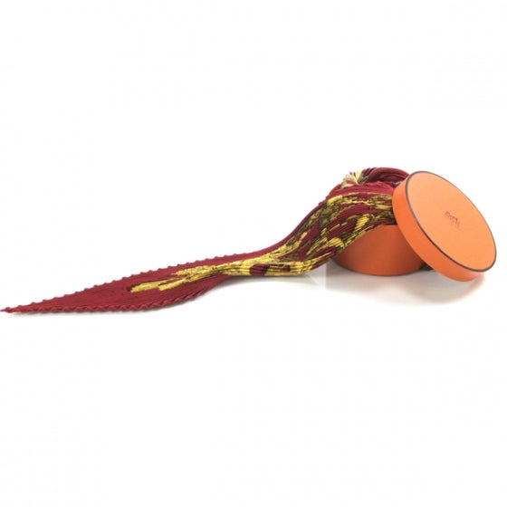 Silk Plisse Le Mors A La Conetable Scarf