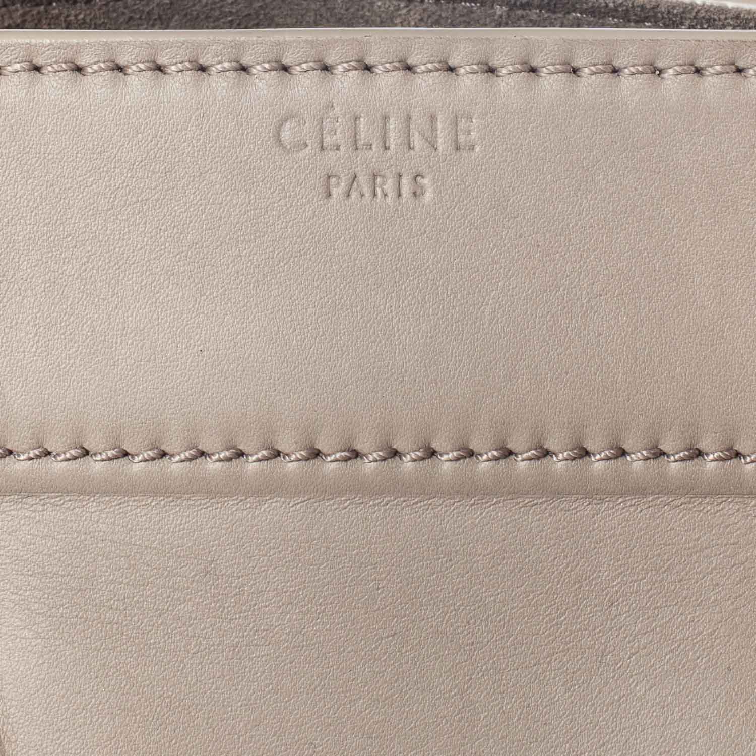 Celine Smooth Calfskin Medium Phantom Luggage Taupe 6 of 8