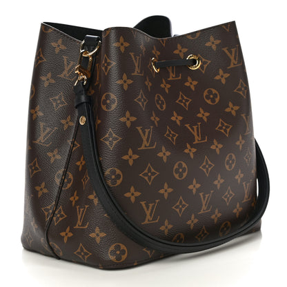 Louis Vuitton Monogram Neonoe MM Black 3 of 10