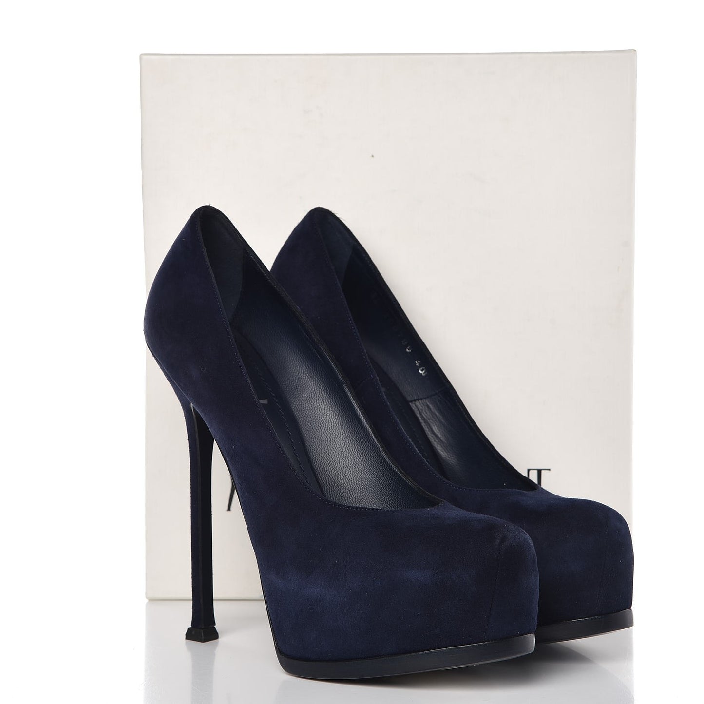 Kid Scamosciato Tribtoo 105 Pumps 40 Blue Intense