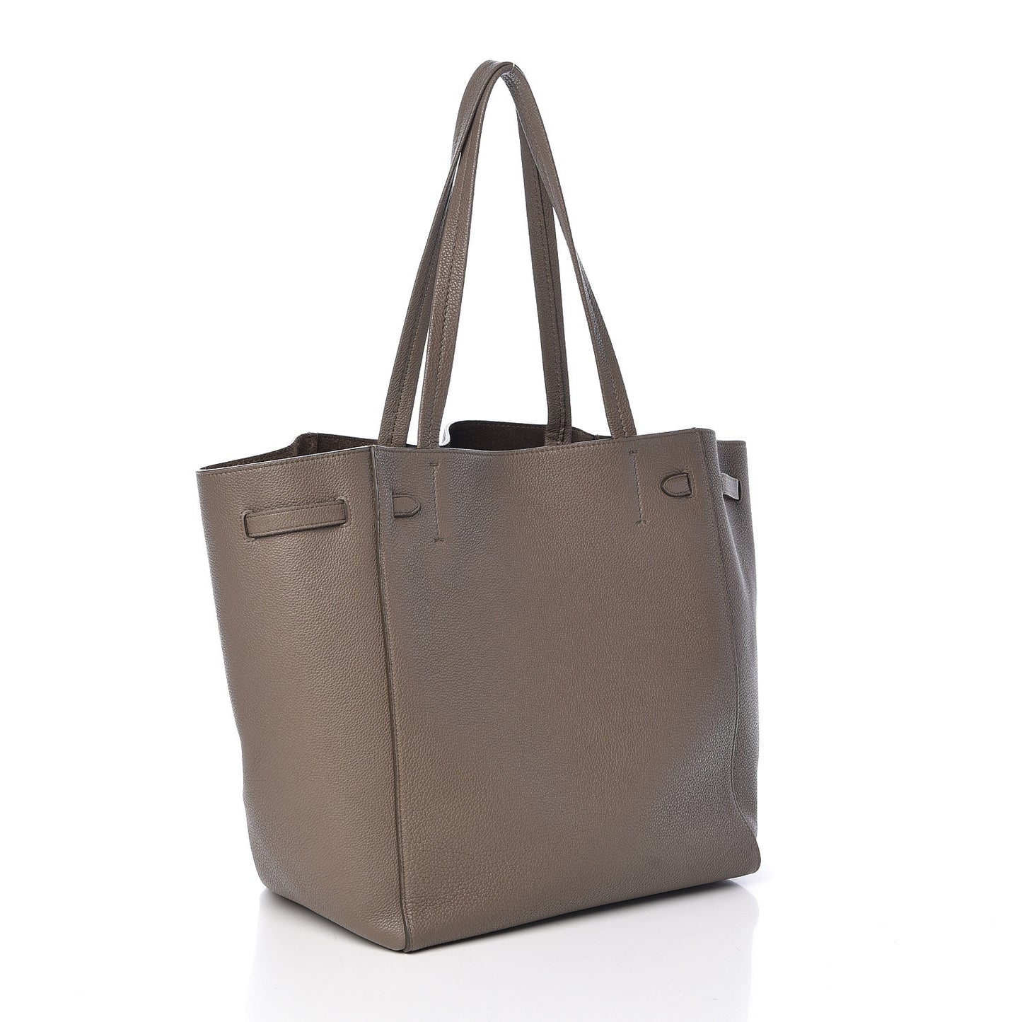 Soft Grained Calfskin Small Belt Cabas Phantom Taupe