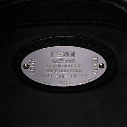 Fendi Cuoio Romano Selleria Large Anna Bucket Bag Black 6 of 17