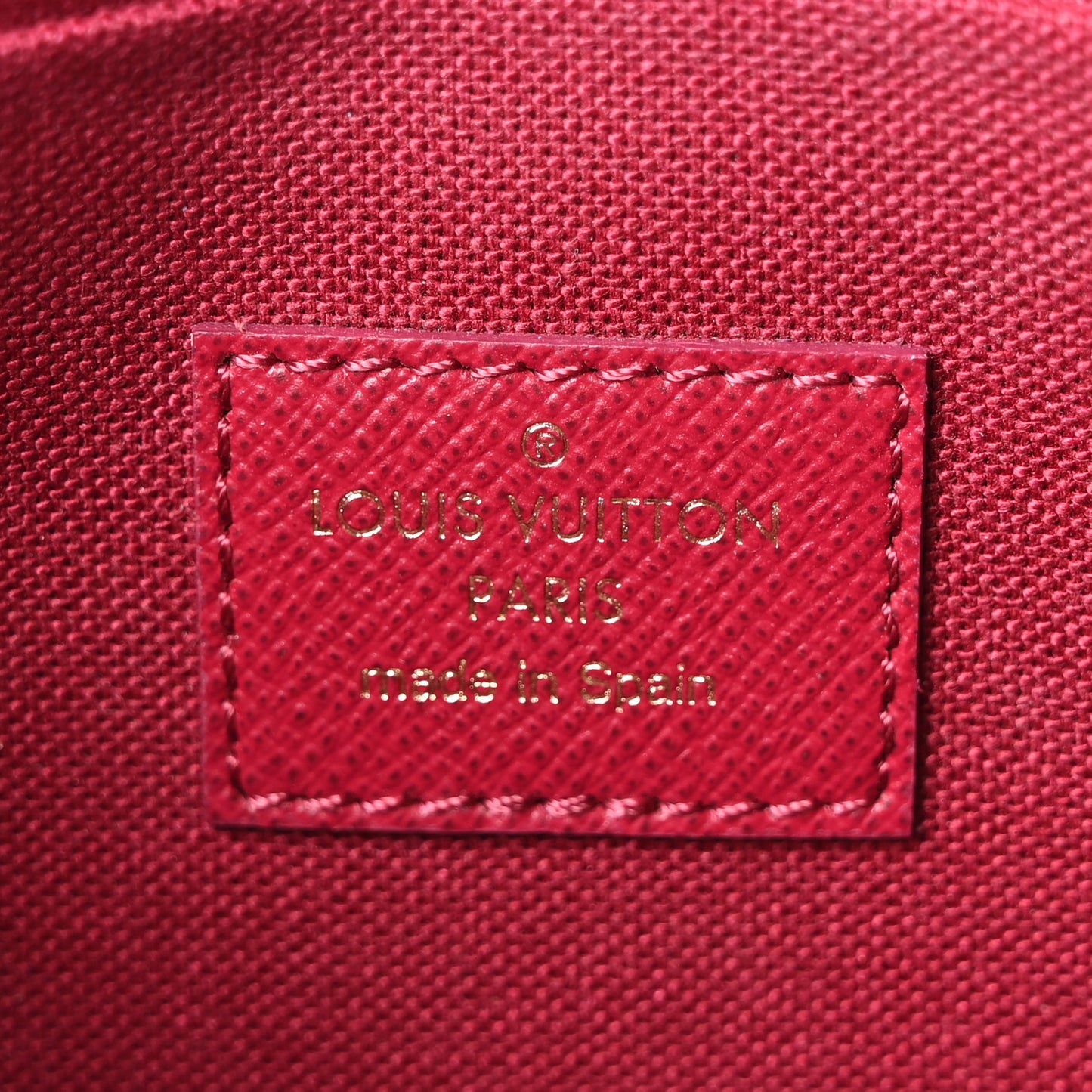 Monogram Pochette Felicie Chain Wallet Fuchsia