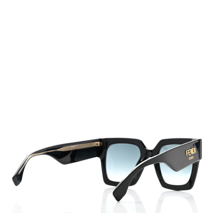 Fendi Acetate Fendi Roma Sunglasses FF 0457/G/S Black Blue 4 of 6