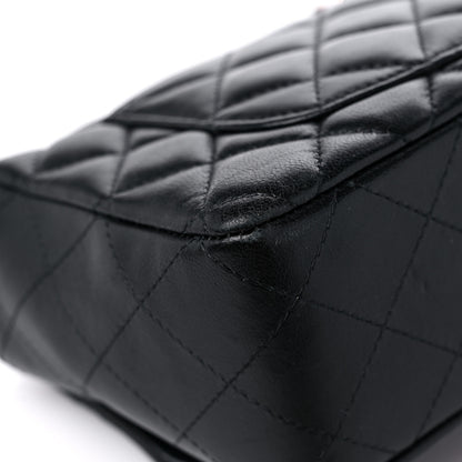 Chanel Lambskin Quilted Mini Rectangular Flap Black 10 of 12