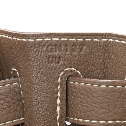 Hermes Togo Kelly Retourne 28 Etoupe 7 of 10