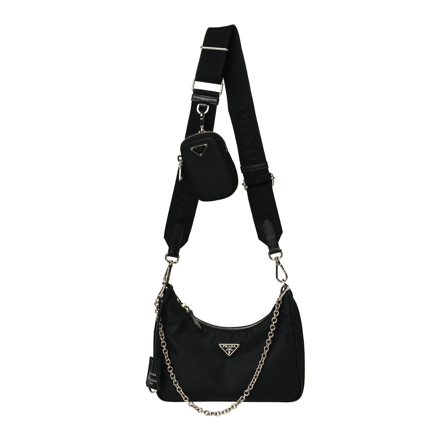 Prada Nylon Re-Edition 2005 Shoulder Bag Black 1 of 10