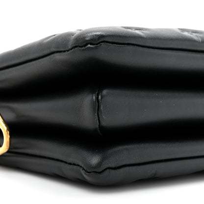 Louis Vuitton Lambskin Embossed Monogram Coussin BB Black 11 of 13